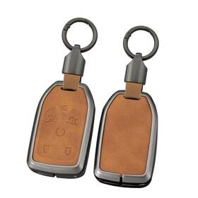 Spjspgmykptdk-17 Ontto 6-button Key Fob Shell Fit For Gmc Sierra 1500 2500hd 6-button-brown