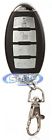 Tx4415-07 Plated Remote Omega Metal Construction Button 4 Transmitter Chrome
