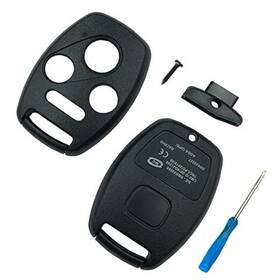 015-1-2 Puianyiq Replacement Key Fob Shell Case Fit For Honda 2008-2012 Accord 2006-2013 1 Black