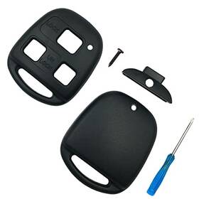 017-1-2 Puianyiq Keyless Entry Remote Control Replacement Key Fob Cover Case Fit For 1 Black