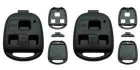 Es300 Puianyiq P-021 Keyless Entry Remote Key Housing Replacement For Lexus Black