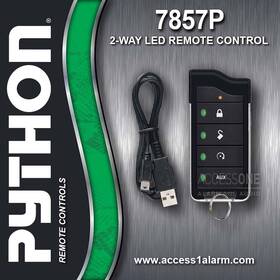 4816p-7857p Python 7857p 2-way Led Remote Control With Usb Charger And Manual For The 4816p