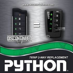 7856p-7858v Python 7856p 2-way Led Remote Control Replacement New For 2025 The Viper 7858v