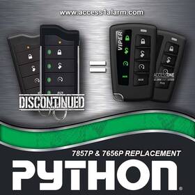 7857p-7858v Python 7857p And 7656p Remote Control Replacements - New For 2025 Viper Remotes