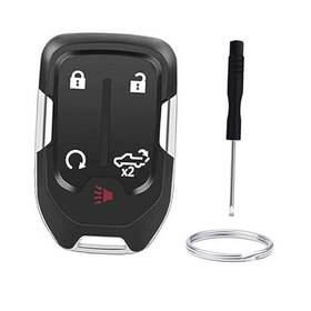 Qi20-1-2 Qixiubia 5-button Keyless Entry Remote Key Fob Shell Replacement Fits For 2019-2020 Gmc