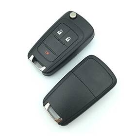 Qiyanua-011 Qiyanua 604787207791 Replacement Key Fob Case Fit For Chevrolet Chevy 2011 2012 2013 2014 3 Button