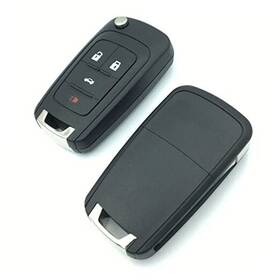 Qiyanua-011 Qiyanua 604787207814 Replacement Key Fob Case Fit For Chevrolet Chevy Cruze 2010 2012 4 Button-t2