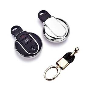 Royalfox 703556783471 Tm Luxury 3 4 Buttons Soft Tpu Smart Remote Key Fob Case Cover Silver