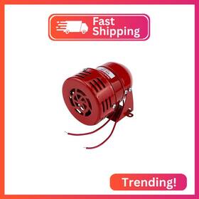 H20181201bc0995 S Sydien Motor Siren Red 1pc Ac 110v 114db Industry Electric Alarm Driven