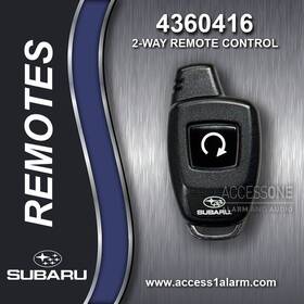 3671b-43603200 Subaru 4360416 Oem 1-button 2-way Remote Fcc Id Elvatrkc Ic