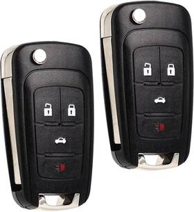 Supaland 445001983915 Flip Key Fob Replacement Fits For Chevy Cruze Equinox Camaro Impala 201