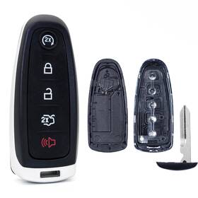 Supaland 725414799370 Key Fob Shell Case Replacement Fits For Ford Edge Explorer Focus Taurus Flex