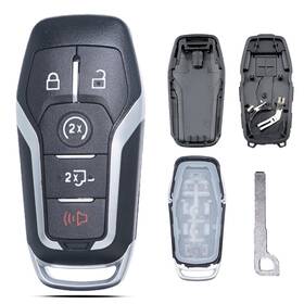 Fo-shell-6990 Supaland Key Fob Shell Case Cover Replacement Fits For Ford F150 F250 Black