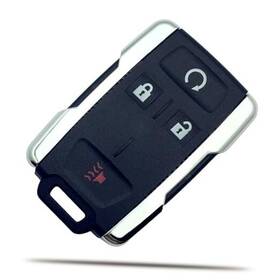 Tm-61 Talkmoon Key Fob Shell Case Replacement For Chevy Silverado Colorado Gmc Silver-pack1
