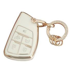 Ta11-1-24 Tapayica For Gmc Key Fob Cover Keyless Remote Smart Shell With Keychain Fit
