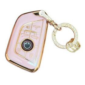 Ta23-1-3 Tapayica For Corvette Key Fob Shell Keyless Remote With Keychain Fit Pink
