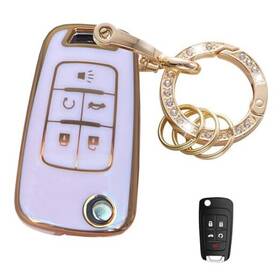 Ta39-1-4 Tapayica For Chevy Cruze Camaro Impala Equinox Gmc Terrain Buick 5 Buttons Pink-gold