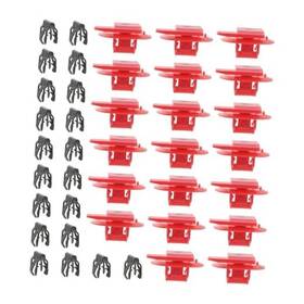 11547026 Topkidame 20pcs Moulding Clip With Metal Reinforcement For Gm Cadillac Ats &