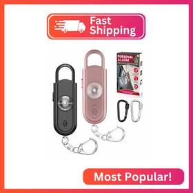 Pa07 Vigoroad Safe Sound Personal Alarm 2 Pack 130 Db Loud Siren Song Emergency Security Alar