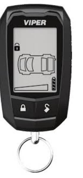 Viper 044476161544 7347v Lcd 2 Way 5 Button Replacement Transmitter For 3308v 5308v 7345v