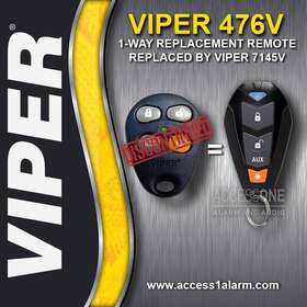 Viper 093207047633 New 7145v 4-button 1-way Remote Control For The Discontinued 476v