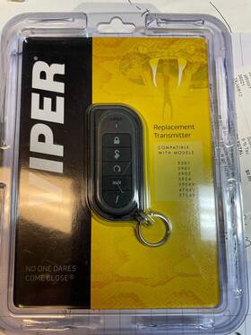 Viper 093207054723 7654v 1-way 5-button Replacement Remote Control Transmitter For The 5902v