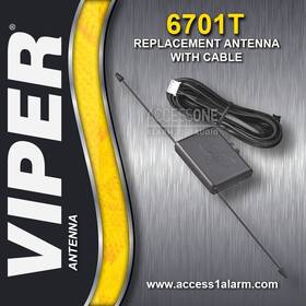 Ezsdei6701 Viper 6701t New Responder Antenna With Cable For 5500 And 5900 System