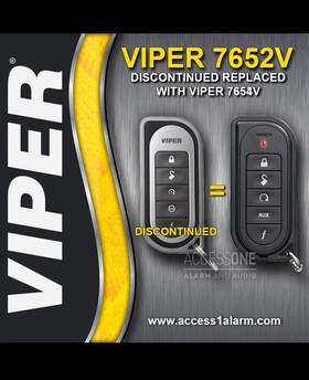Viper 7652v/7153v 2 Remote Replacement 7652v 7153v Way 5 Button Car
