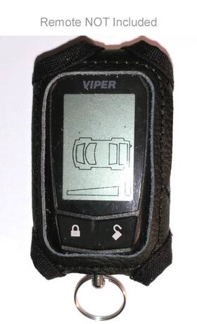 Amc309v Viper Alarm-mate Black Leather Case/cover For 7347v Remote Control Transmitters
