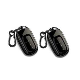 Vnephoo 686585056665 For Honda Key Fob Cover 2pcs Tpu Transparent Black Case
