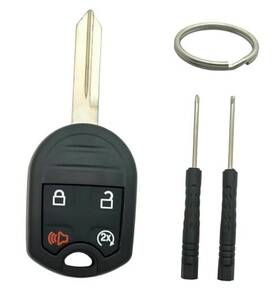 Key049 Vruwcey Key Fob Shell Case Replacement Fits For Ford F-150 F150 2011 2012 4 Buttons