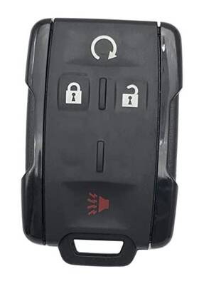 C372 Vurbemes Replacement Key Fob Cover Case Fit For Chevy Chevrolet Silverado Colorado Black