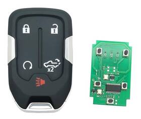 Ye-01 Vurbemes Replacement Smart Remote Key Fob Fit For 2019-2024 Gmc Sierra Chevy 5 Button