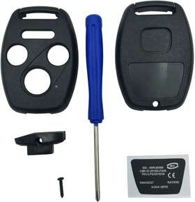 Wechance 313035843895 Funda-de Llavero Fob Shell Apto Para Honda Accord Civic Ex Pilot Llave Remote