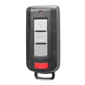 240301gu0050 Yollky Key Fob Cover Shell Case Replacement 3 Buttons Remote Control