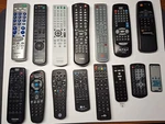 Wireless Remote Controllers For Tv, Dvd, Stereo And Xm Radio Lot Of 15. Fixed Price $10.00.