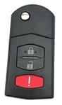 Fob Case Shell Fit For Mazda CX5 CX7 RX8 CX9 MX5 Keyless Entry Remote Car. Fixed Price $20.53.