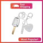 Simocky Fob Cover With Diamond Heart Keychain, Car Shell For Women, Comp. Fixed Price $23.40.