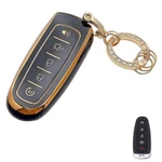 Ford Fob Cover With Keychain Black Soft Tpu Protection Case C-max.... Fixed Price $37.07.