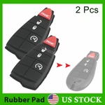 2X Replacement Rubber Pad Key Fob 4 Button For Ram Chrysler Dodge Jeep Remote. Fixed Price $10.99.