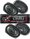 Cerwin Vega Multimedia 1-DIN Bluetooth Car Stereo Receiver + 4X 700W 6X9 Speaker. Fixed Price $159.99.