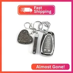 Yikecase Fob Cover With Diamond Keychain For Women Car Holder Compatible. Fixed Price $23.40.