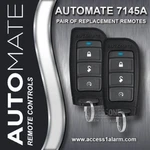 Pair Of New Automate 7145A 4-BUTTON Replacement Remote Controls EZSDEI7146. Fixed Price $66.99.