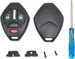 Key Fob Cover Case Fits Mitsubishi Lancer Outlander Eclipse Galant Black 1PCS. Fixed Price $13.21.