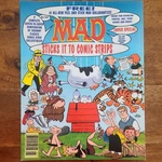 Mad Magazine "sticks It To Comic Strips" Jan 1995 #101 Stickers Included. Fixed Price $13.00.
