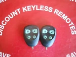 Pair-avital Keyless Remote EZSDE1476 RPN-820021 4-BUTTON Red Light Vgc. Fixed Price $18.50.