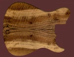 Bastogne Walnut (flamed) Guitar Top (BW1031). Fixed Price $90.00.
