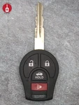 Oem Nissan Remote Head Key Fob Clicker Combo Replace 4-BUTTON Trunk CWTWB1U751. Fixed Price $9.95.