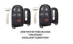 Mint Pair Of Original Oem 2014-2023 Jeep Grand Cherokee Smart Keys 68143505AC. Fixed Price $77.99.