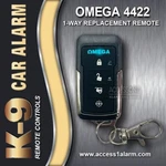 New K-9 Omega 4-BUTTON 1-WAY Remote Control VGA4422 For K9 And Excalibur. Fixed Price $39.99.